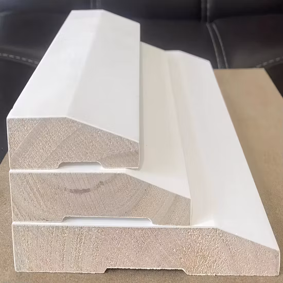 Solid Natural Wood Baseboard for Wall and Floor Corner
