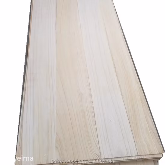 安いカスタム桐無垢材ボード木材シートの価格